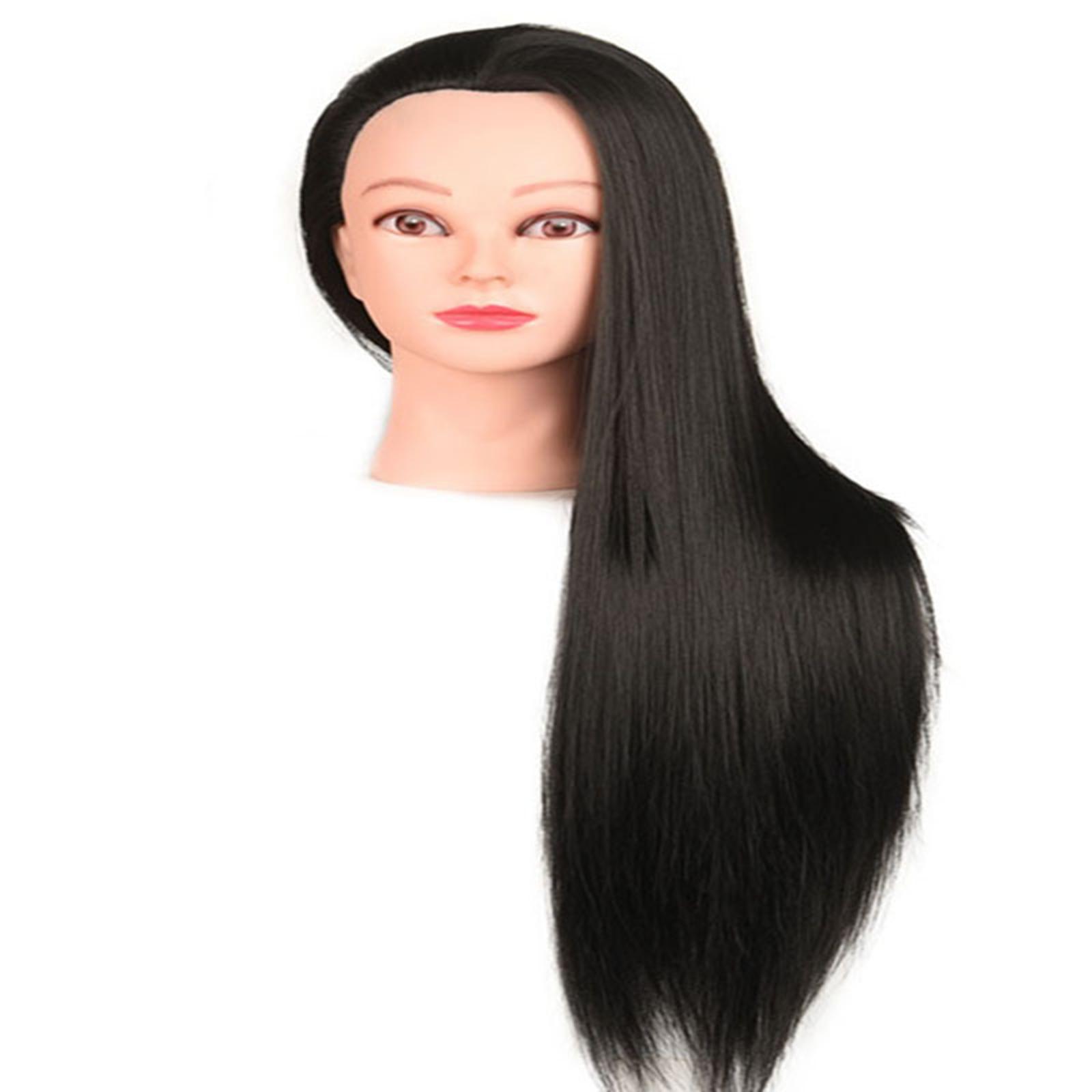 

Модель обучения косметологии, парикмахерскому искусству, тренировка головы для тренировки волос чёрный