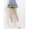 Vintage Dot Patterned Opaque Stockings Pantyhose for Women Japanese JK Girl Sexy Silky Footed Tights Thin Hosiery