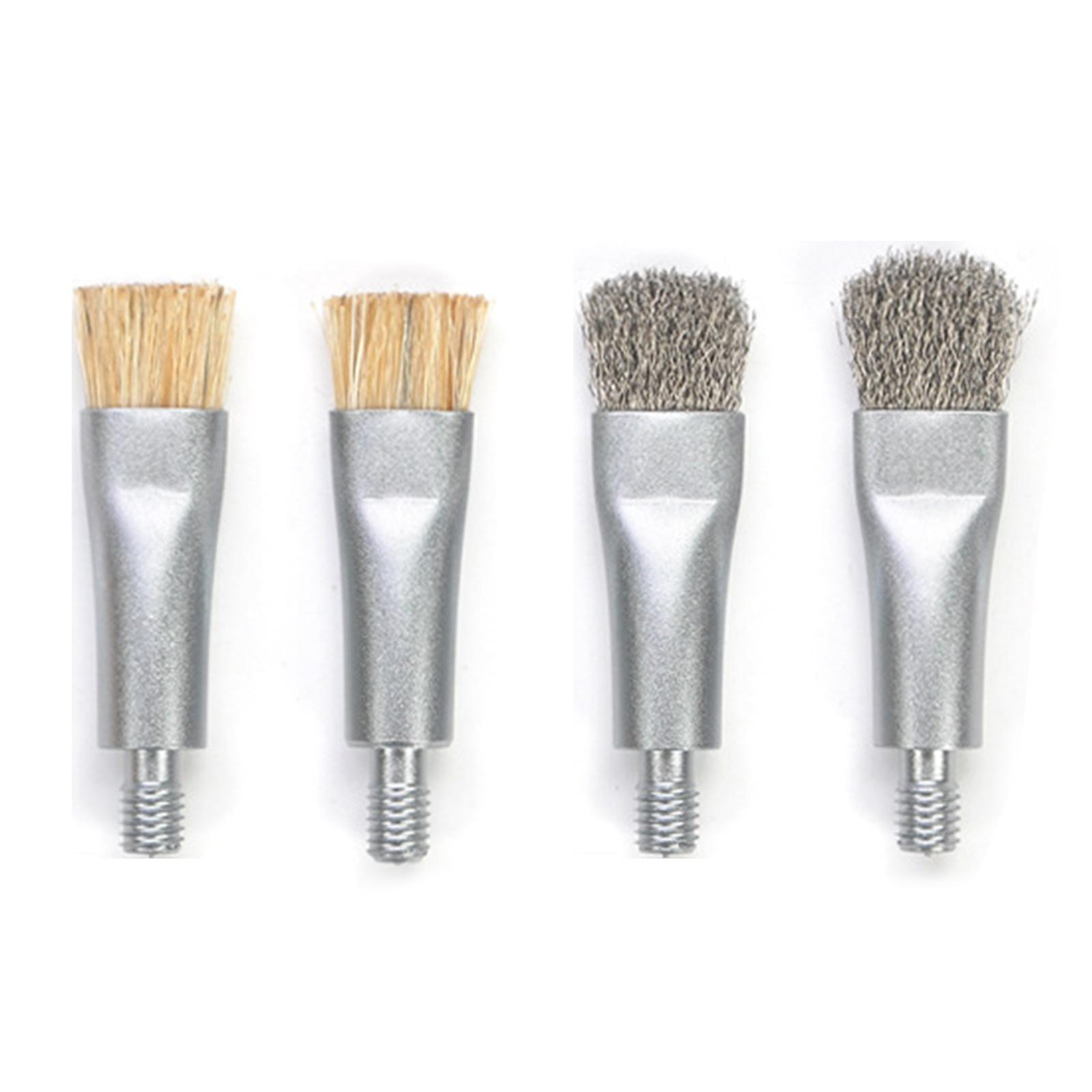 

4 шт. Антистатические сменные головки для щеток для очистки печатных плат и удаления клея с ИС, материнских плат мобильных телефонов и электроники