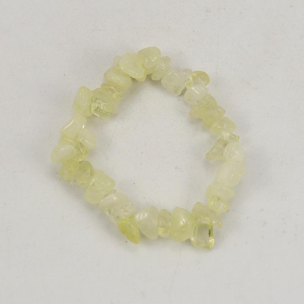 Handmade Beaded Natural Crystal Crushed Stone Bracelet B54