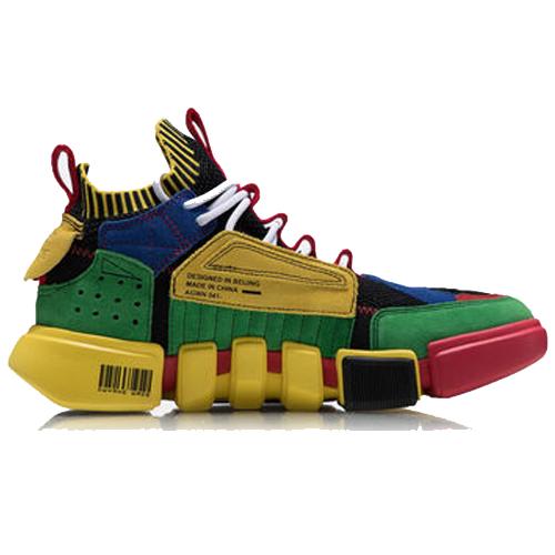 Li Ning Essence ACE Rutschfest Abriebfest Mittelhoch Vintage Basketballschuhe Herren Verschiedene Farben AGWN069