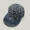 Four Seasons Retro Cross Hole Letter Embroidery Baseball Cap Men'S And Women'S Shade Personality American Cap