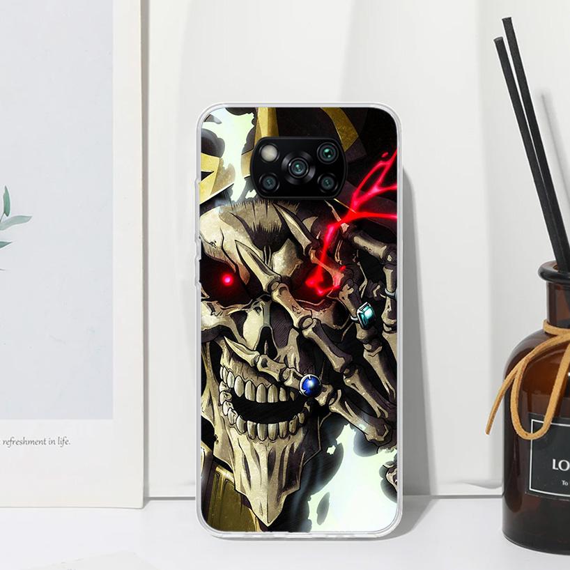 

Overlord Anime Phone Case For Xiaomi Poco X7 X6 X5 M7 M8 Pro F7 Ultra Redmi 15C 15 13C 13 12C 12 10 10C 10A Art Fundas Poco X7 X Xiaomi Poco X7 Pro