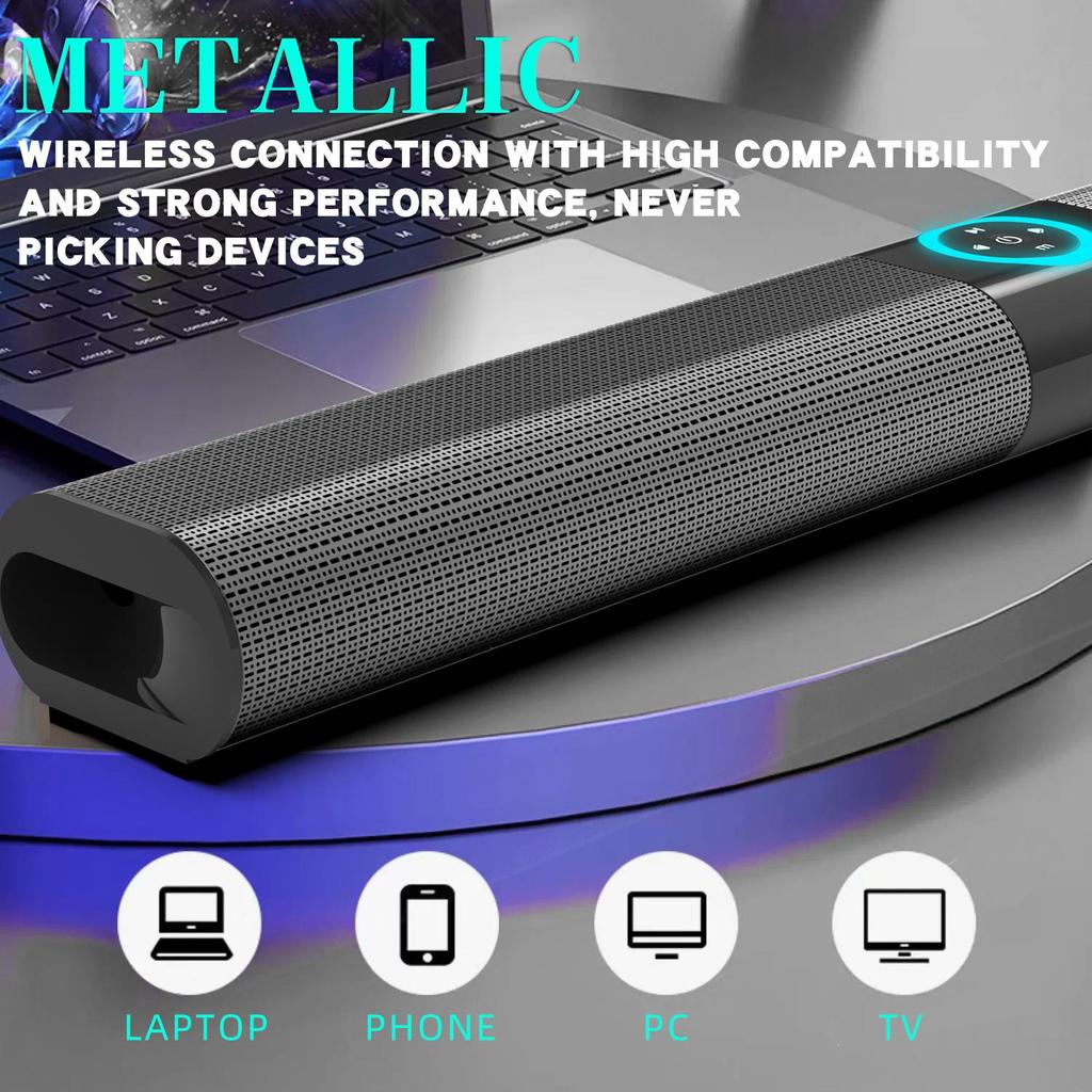 Wireless Bluetooth Sound Bar Speaker System Super Power Sound Speaker Wired Wireless Surround Stereo Home Theater TV Projector