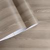Vintage Walnut Wood Grain Waterproof Self-Adhesive Wallpaper for Living Room and Furniture Walls