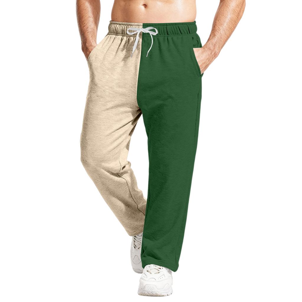 Men's Relaxed-Fit Casual Sweatpants With Stretch Waistband And Drawstring Yoga Pants