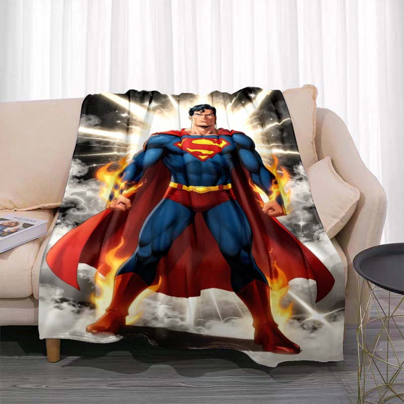 2026 New Superman Character Poster Blanket, Comfortable Home Blanket, Ideal Gift for Fans.