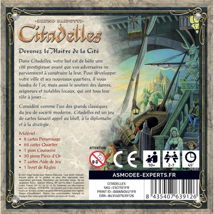 Citadely : Classique - Asmodee - Společenská hra