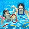 Diving Toy Plastic Kids Underwater Training Summer Float Swimming Pool Accessories Torpedo Seaweed Water Toys for Children TMZ