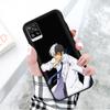 Black Case for Xiaomi Redmi 13C Note 9 iPhone XR 7 8 14 15 11 12 13 X XS Pro Max Samsung A25 S23 S24 FE Ultra Plus Lack Jack Anime