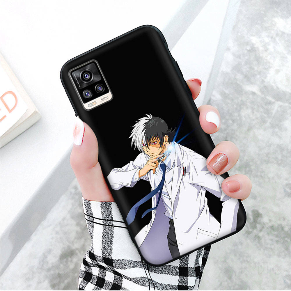 Black Case for Xiaomi Redmi 13C Note 9 iPhone XR 7 8 14 15 11 12 13 X XS Pro Max Samsung A25 S23 S24 FE Ultra Plus Lack Jack Anime