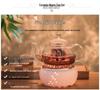 Heat-Resistant Glass Tea Kettle with Candle Warmer Base - Flower Tea Brewer & Filter Pot