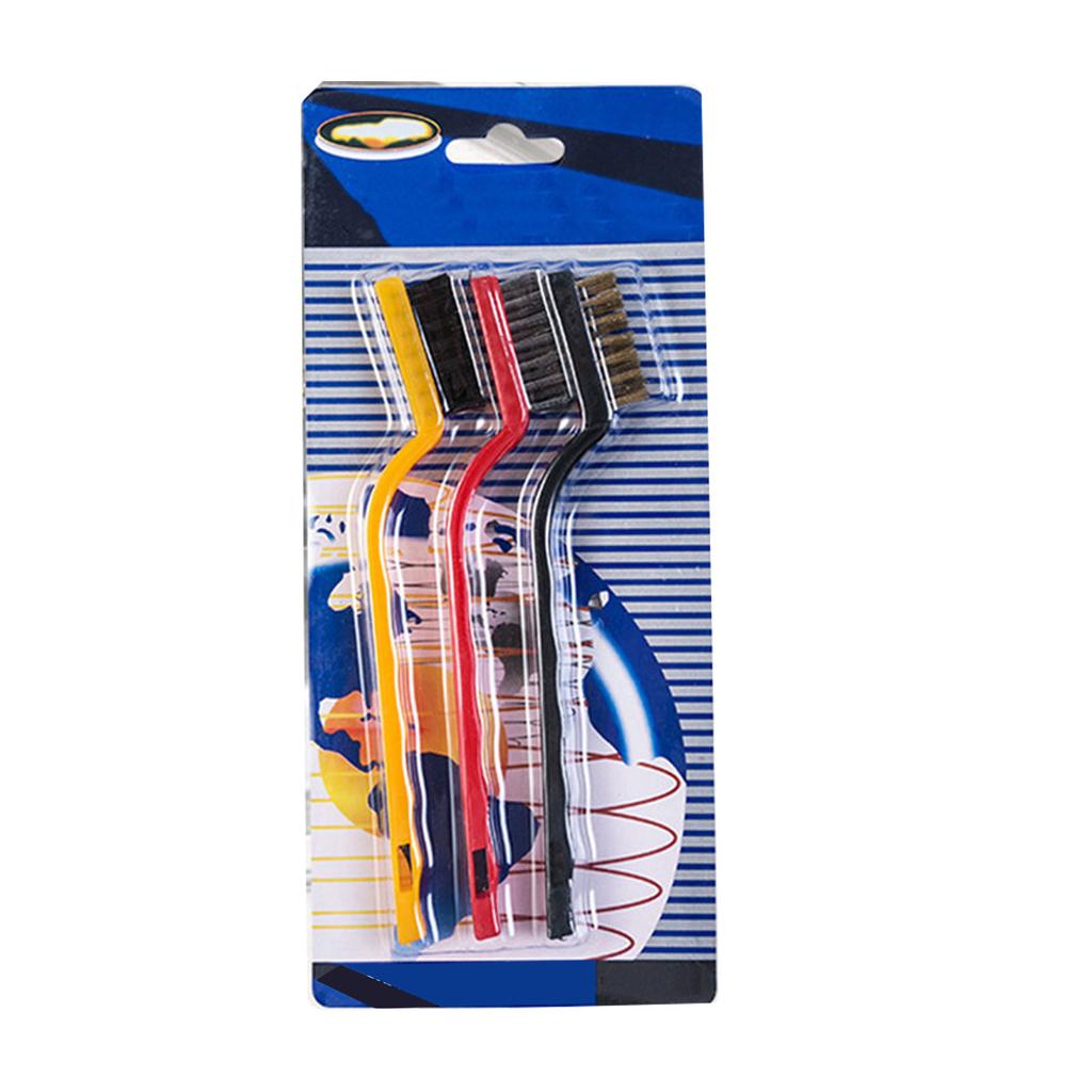 Kitchen Scrub Brush Efficient Cleansing Comfortable Grip Steel Wire Brush for Stove Range Hood