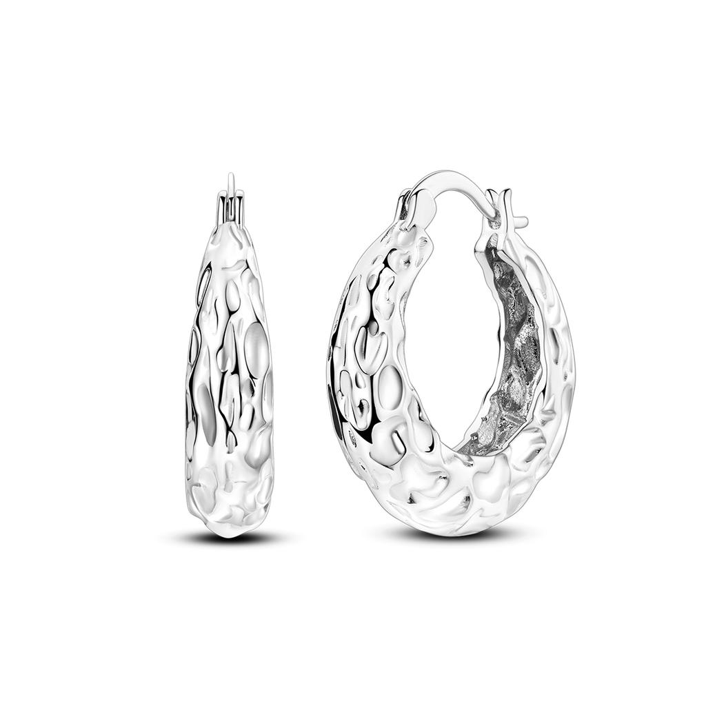 Orstarry 925 Silver Beetle Daisy Insect Flower Earrings Silver Hoop Earrings For Women Jewelry Original Party Gifts