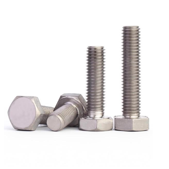 Болт с шестигранной головкой из титана GB TA2, винтовой стержень из чистого титана, размеры M3-M20 M4*10