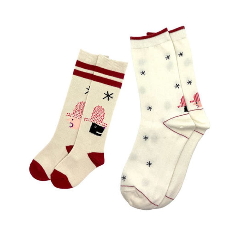 

PINZLE [PINZLE X IHM] Семейные носки - Ежедневное обсуждение (слоновая кость) Kids