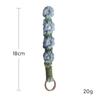 Flower Keychain Hand Woven Daisy Bracelet Pendant Bohemian Style Charm for Phone Bag Backpack Fashion Gift