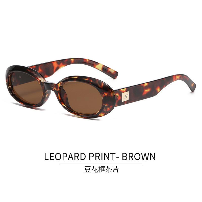 European American Style Sunglasses For Women Fashion Stylish Party Sun Glasses Oval Shape Uv Protection Outdoor Sunglass