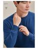 Men's 2024 Autumn/Winter Cashmere Crew Neck Loose Fit Sweater - Warm Business Casual Knit Base Layer