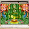 Indian Traditional Backdrop Photo Festival Party Candle Fireworks Mural Hindu Indian Wedding Holi Flower Anniversary Background