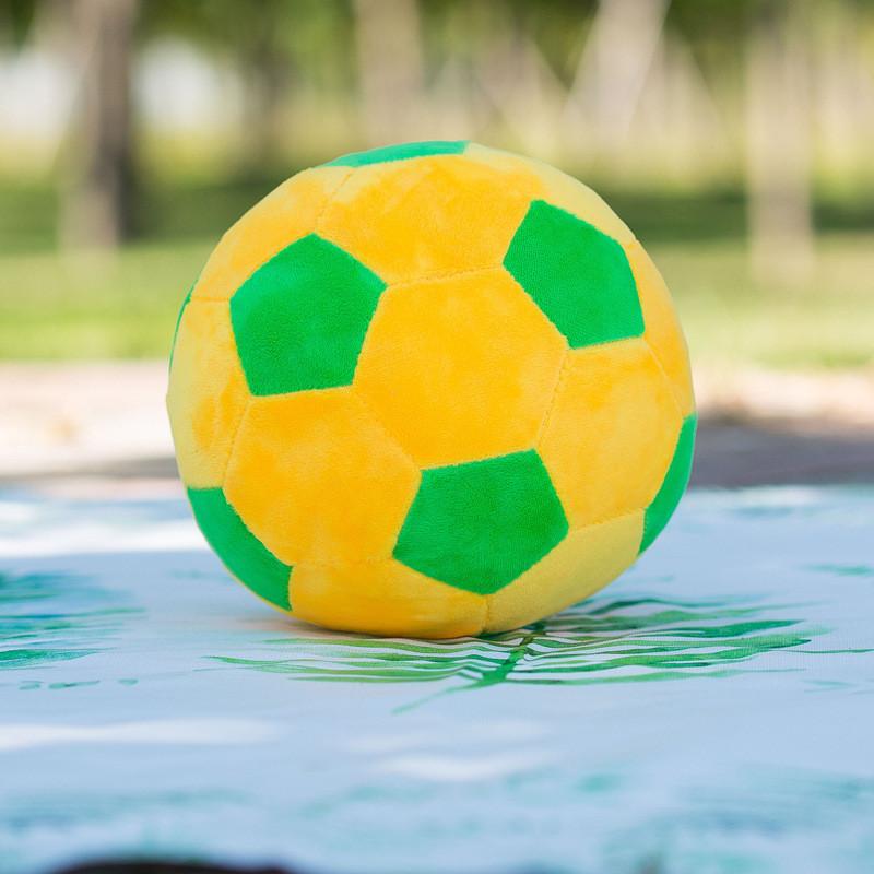 Plush Soccer Ball Toy With Soft Short Pile Fabric For Kids And Home Decor