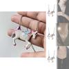 Animal Pendant Necklace With Oil Drip Finish For Women Fashion Accessory