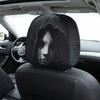 Scary Face Print Seat Headrest Protectors Auto Interior Decoration Cover  Gift for Car Lover