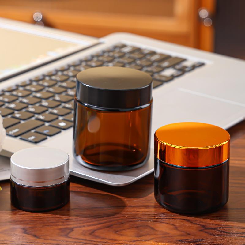 10g Lichtgeschützte Glasbehälter für Cremes & Lotionen – Ideal für Gesicht, Augen und Körper (leer)