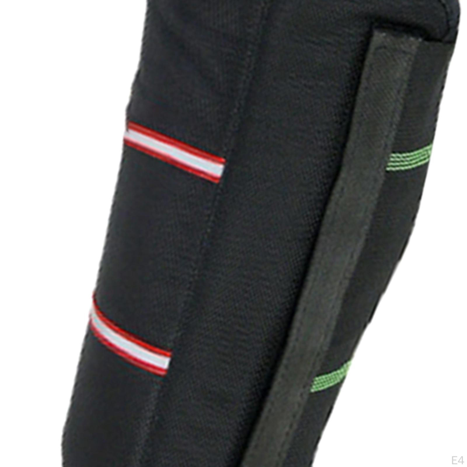 Прочные наколенники для мотоциклов для активного отдыха PU Leather Reflector — фото 5