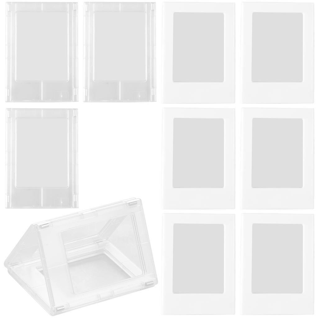 10/12Pcs Magnetic Fridge Frames DIY Magnetic Photo Frames Refrigerator Magnet Picture Frames 3inch Magnetic Picture Frame