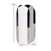 Luxury Geometric Stainless Steel Vase, Leather Art Metal Flower Vase, Living Room Desktop Flower Arrangement, Home Decoration