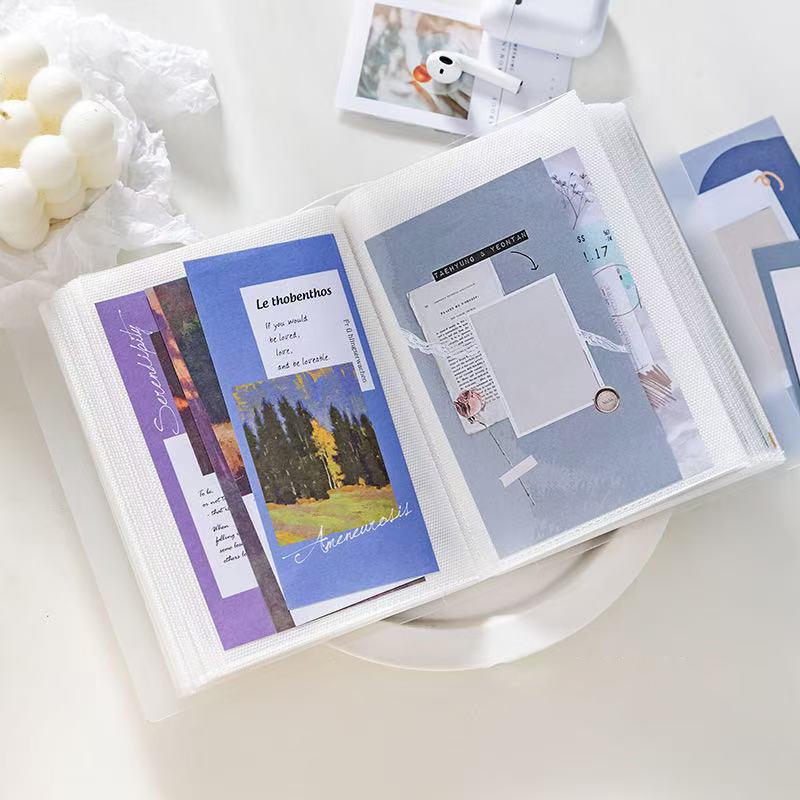 Elegant and Minimalist Polaroid Frosted PP Photo Album Large Capacity Pocket Storage Book Multi Specification Inf