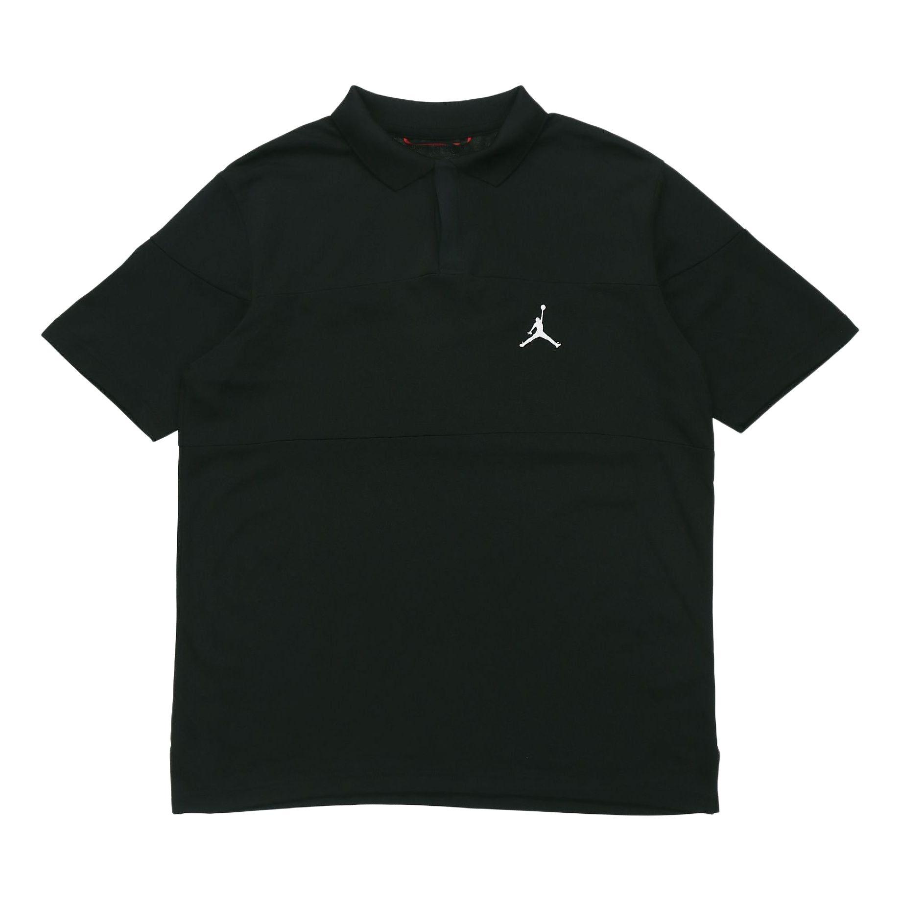 Air Jordan Jumpman Sports Short Sleeve Polo Shirt Black Men s CJ4705-010 M