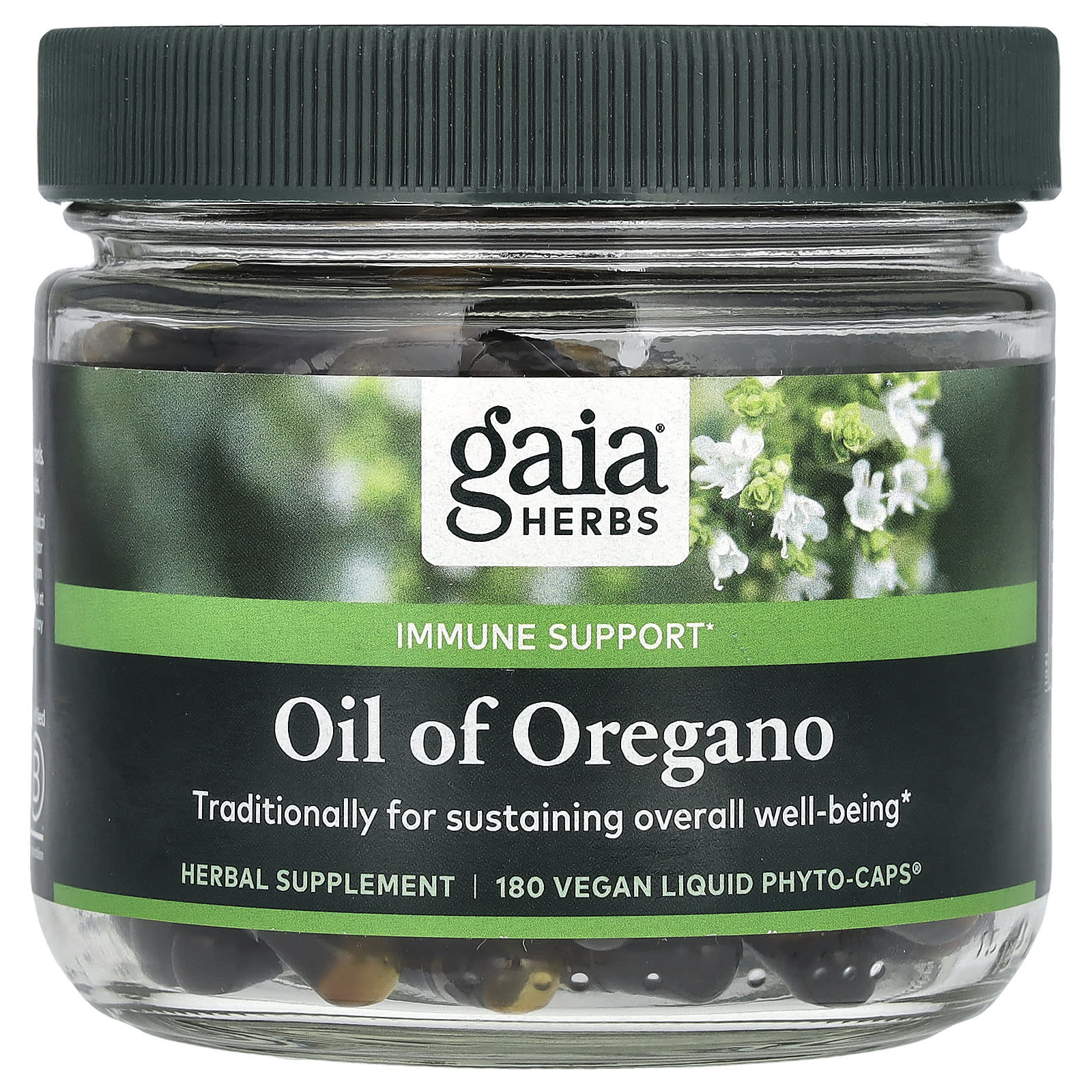 

Oil of Oregano, Vegan Liquid Phyto-Caps 180 Tablets