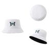 Children's Korean Style Butterfly Embroidery Bucket Hat - Spring/Summer Outdoor Sun Protection