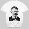 Sommer Herren Schwarzes T-Shirt Gott Ist Tot T-Shirt Gott Ist Tot Friedrich Nietzsche Nietzsche Nihilist Baumwolle T-Shirt Herren T-Shirts
