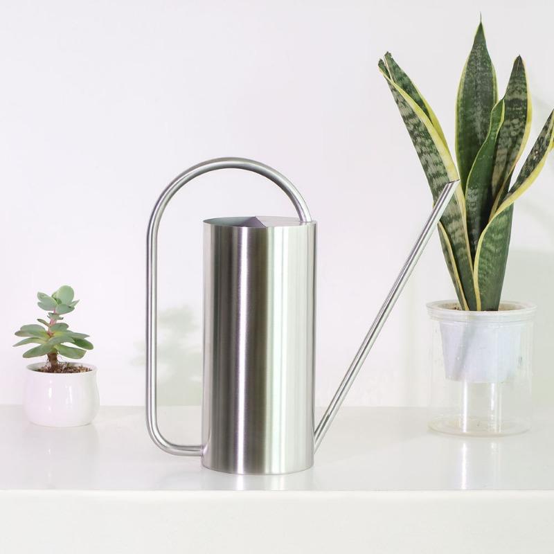 Watering Can Indoor Plants  Metal Stainless Steel Watering Can Pot with Long Spout for Indoor House Plants Bonsai Outdoor Garden