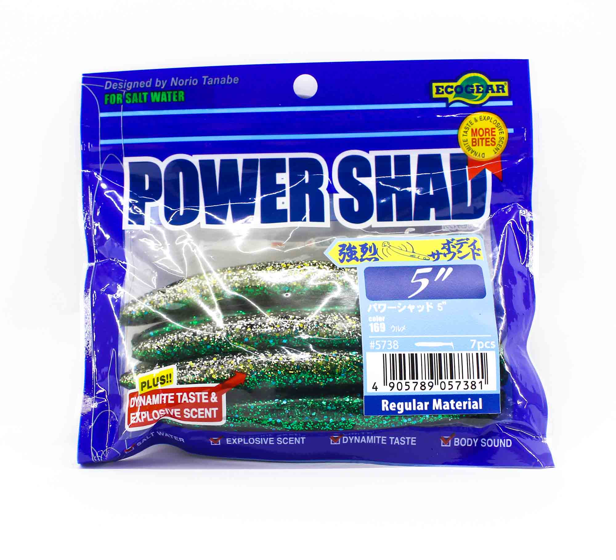 

Ecogear Soft Lure Power Shad 5 дюймов 169 (7381)