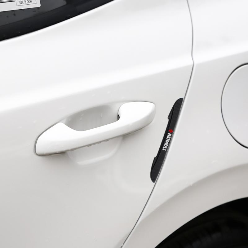 Copricerchi 4 Pezzi Gomma Auto Strisce Paracolpi Anti-collisione Portiera Auto Protettore Per Renault Megane 2 3 4 Twingo Clio Talisman Captur T
