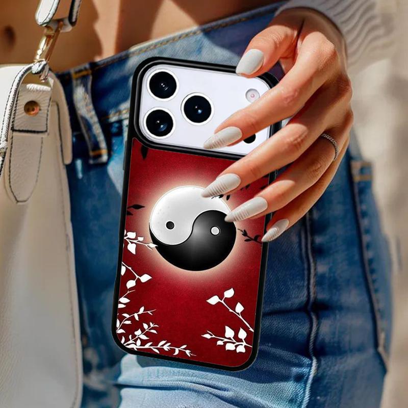 Eight Diagrams Taiji Yin Yang Phone Case For iPhone 17 Air 14 15 13 12 Max Cover For Apple 14 15 16 16e 11 Pro Max Plus