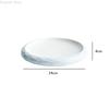 Creative White Round 11.6-inch Large Plate Restaurant Hotel Tableware Diamond Pattern Display Plate/dinner Set Plates and Dishes
