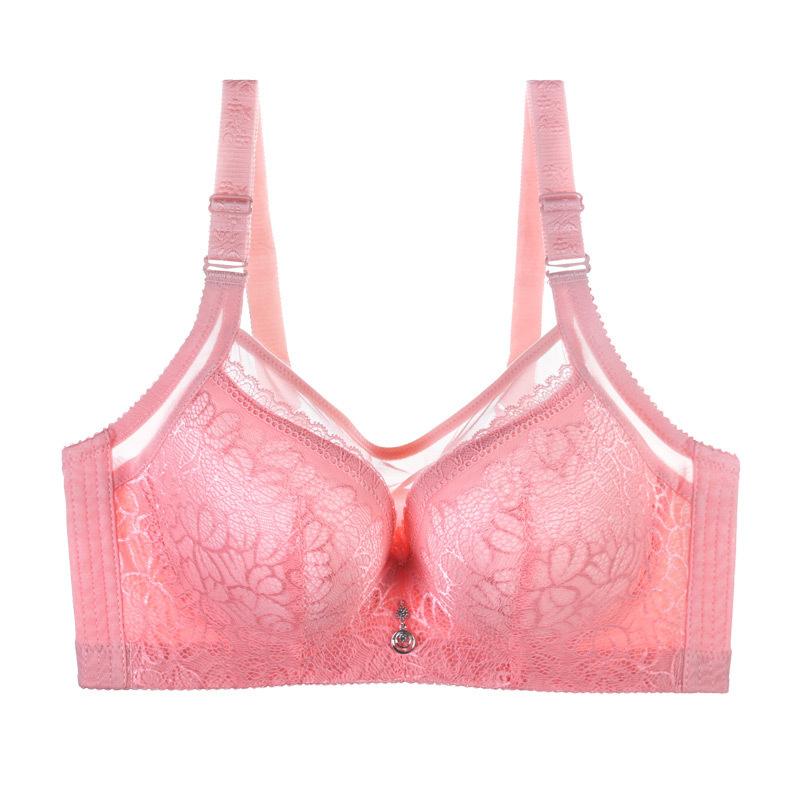 Large Size Bra for Women Strapless Anti Slip Thin Cup Gathering Bra Adjustable Comfortable and Sexy Bra