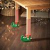 4pcs Christmas Decorations Shoes Stockings Chair Table Furniture Floor Protector Foot Leg Cover