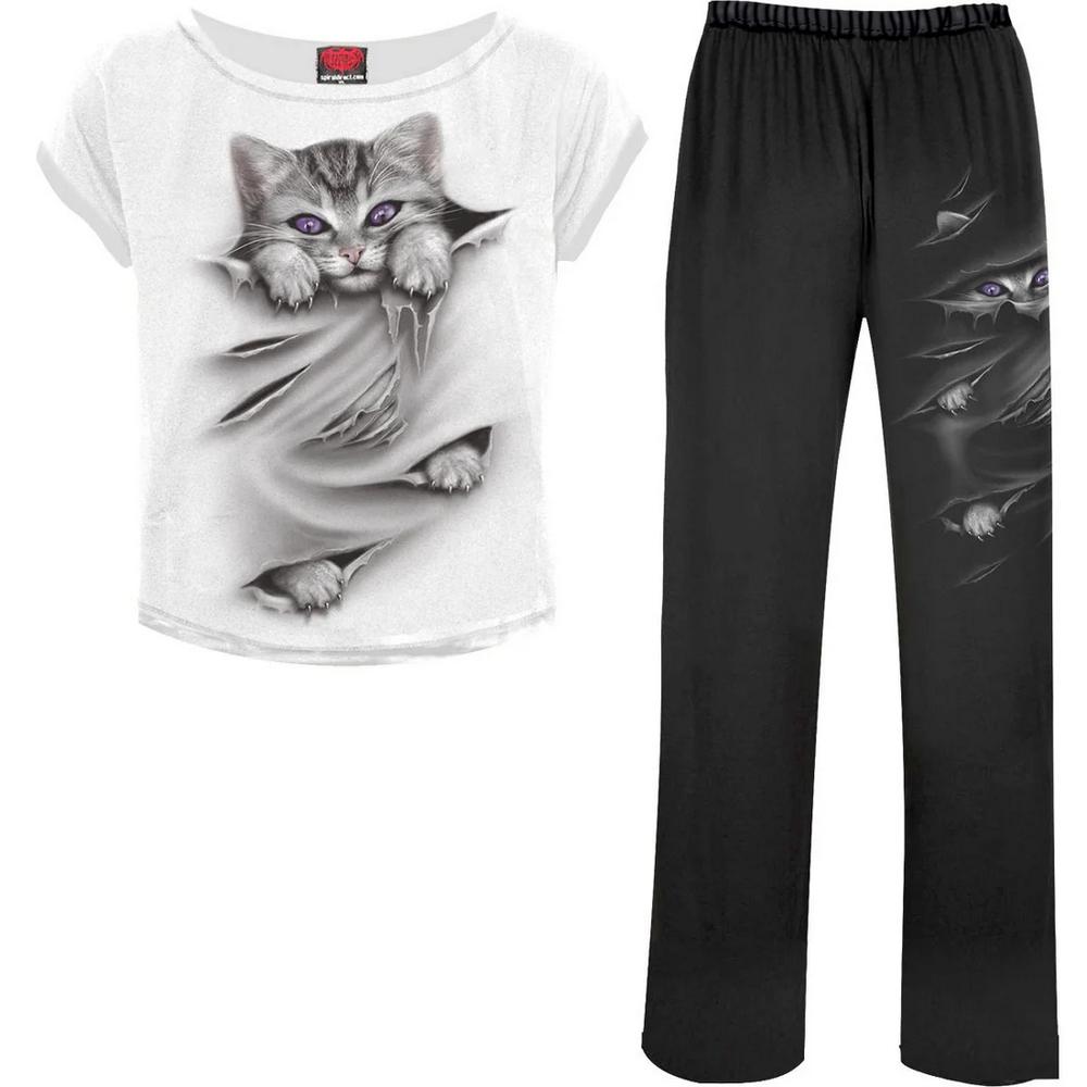 Spiral Direct Womens/Ladies Gothic Pyjama Set (Pack of 4)