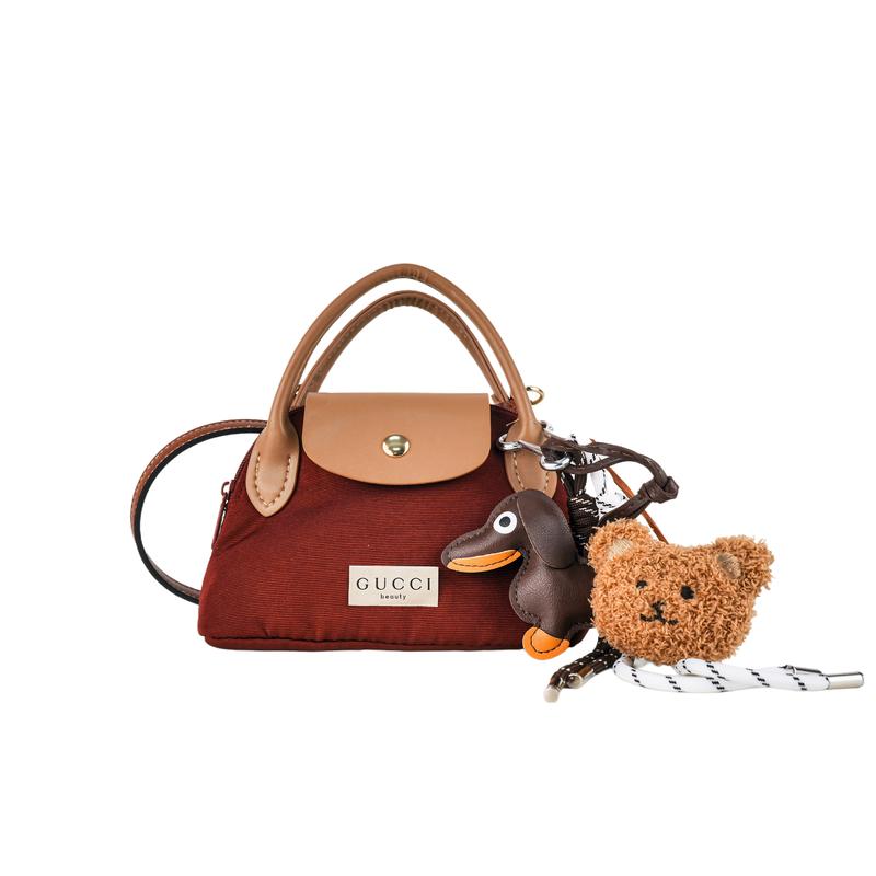 Gucci Cosmetic bag/toiletry bag [Customized Bag] Naughty Things Party Dachshund Puppy Doll CNY New Year Limited Cute dachshund puppy dachshund puppy