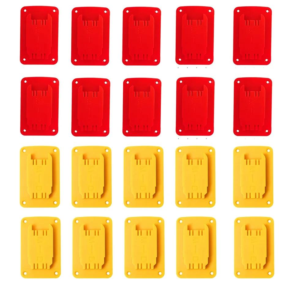 10Packs Tool Holders for Dewalt 20V Drill Mount Fit for Milwaukee M18 Tools