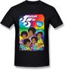 T-shirt Classica Unisex Jackson 5 Cartone Animato Per Regali ai Fan BT2120