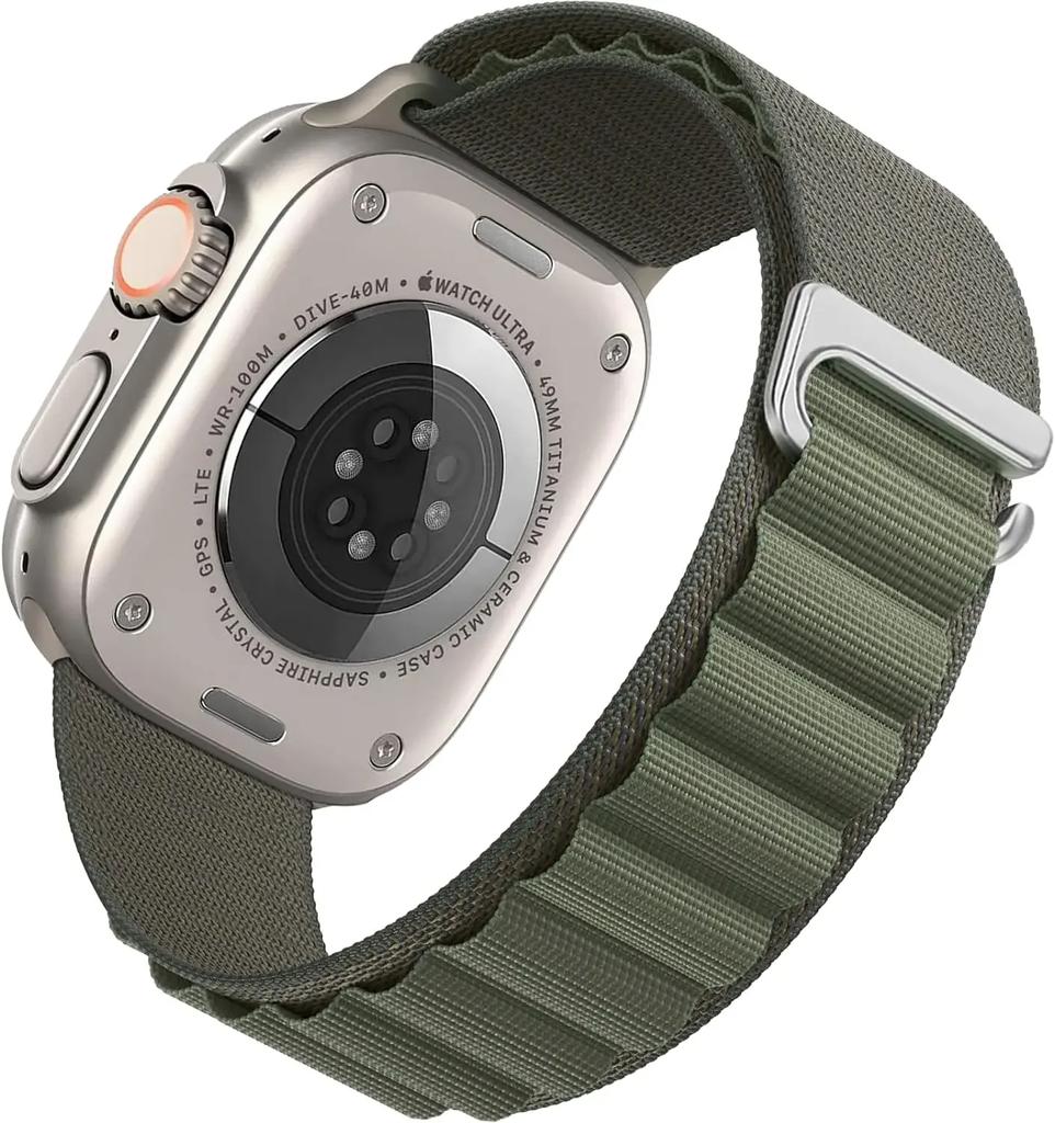 Upgrade Alpine Nylon Strap For Apple Watch Band 11 10 9 8 7 45mm 41mm 42mm 46mm Ultra 3/2 49mm Bracelet Watchband iWatch 6 5 SE