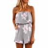 Women's Sleeveless Bohemian Floral Print Dress for Summer Casual Wear