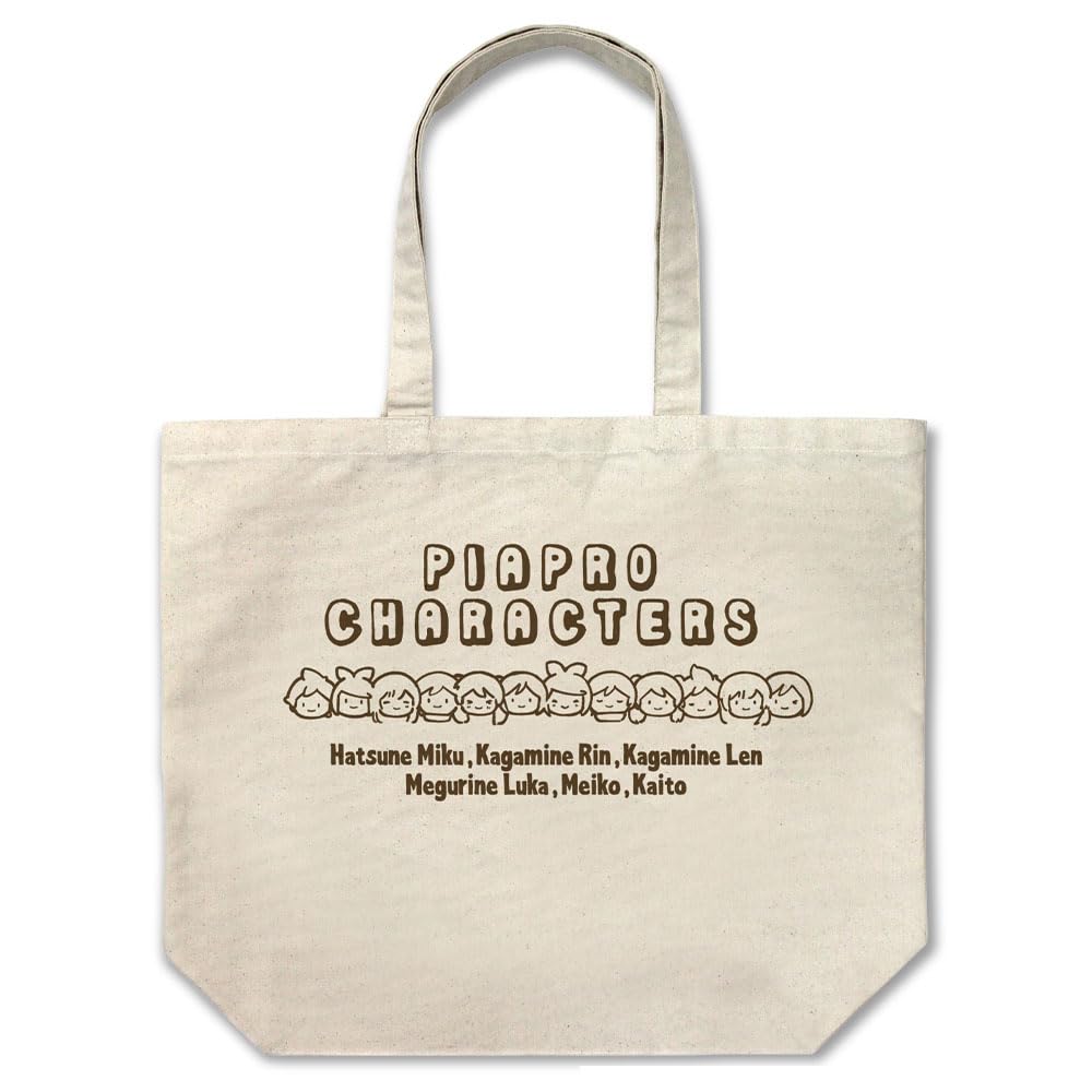 

Cospa Hatsune Miku Piapro Characters Large Tote Lilija NATURAL [Official] Ver.